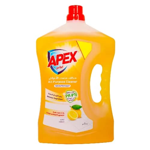 Apex Disinfectant All Purpose Cleaner Lemon 3 ltr