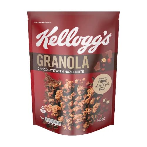 Kellogg's Granola Chocolate With Hazelnut 340 G