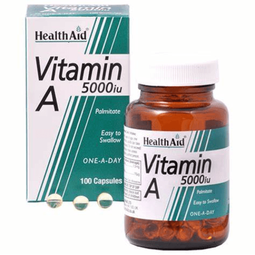 Health Aid Vitamin A 5000 Iu 100 Cap