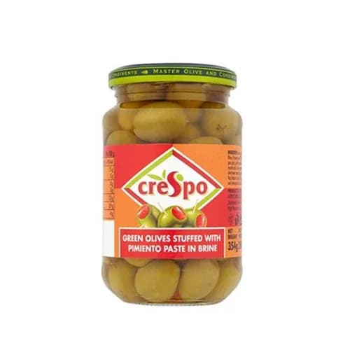 Crespo Green Olives Stuffed With Pimiento Paste In Brine 850 Ml