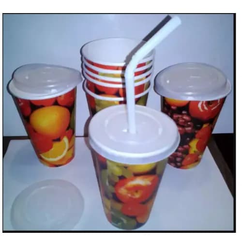 Delstar Disposable Paper Juice Glass 10 Pieces