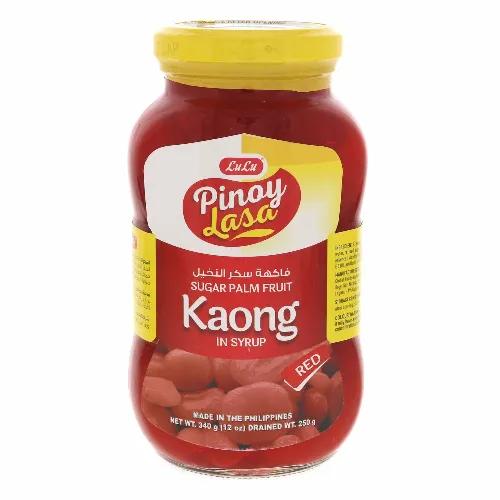 Lulu Pinoy Lasa Sugar Palm Fruit Red In Syrup 340g