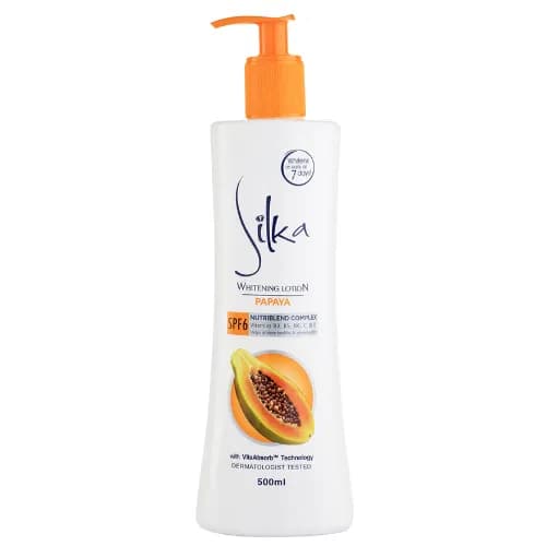 Silka Skin Whitening Lotion Papaya SPF6 500 ml