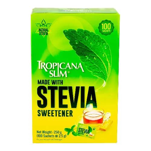 Tropicana Slim Stevia Sweetener 100 Pieces