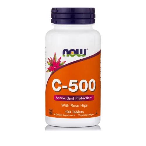 Now Vit C-500 100 Tablets