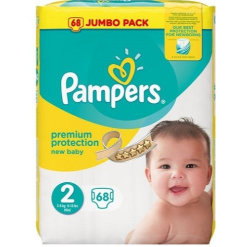 Pampers Premium Protection (Size 2) 68 Diapers