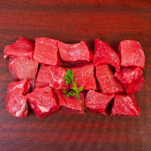 New Zealand Beef Cubes Low Fat 500 G