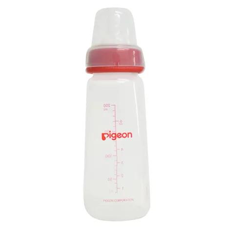 Pigeon Red Medium Flow 200ml Nursing Bottle with Peristaltic Nipple - BPA free 1 pcs