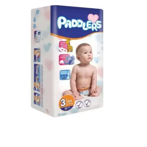 Paddlers Midi Baby Diapers Size 3 (4-9Kg) 9 Per Pack