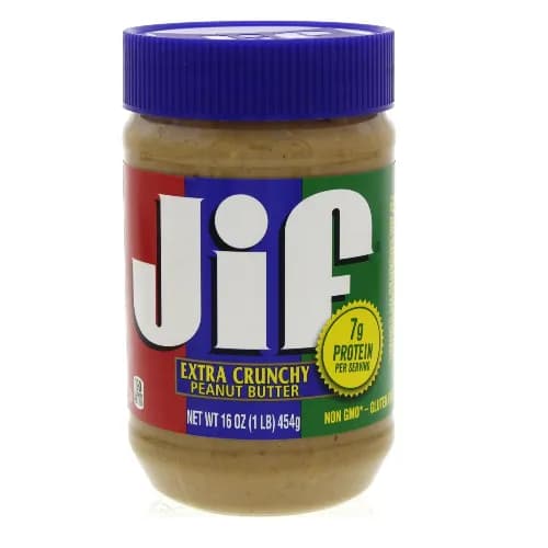 Jif Extra Crunchy Peanut Butter 454g