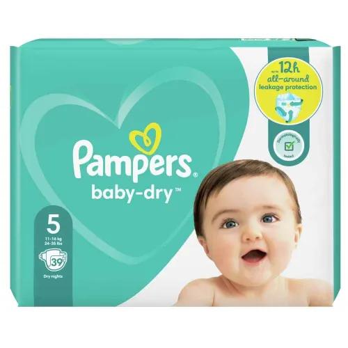 Pampers Baby-Dry Diapers Size 5 (11-16kg) 39 per pack