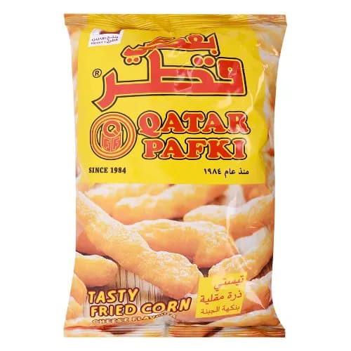 Qatar Pafki Fried Corn Chips Cheese Flavor 160 gr