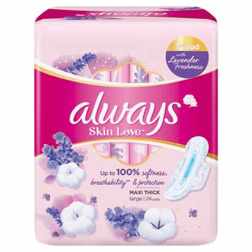 Always Skin Love Maxi Thick 24 Pads