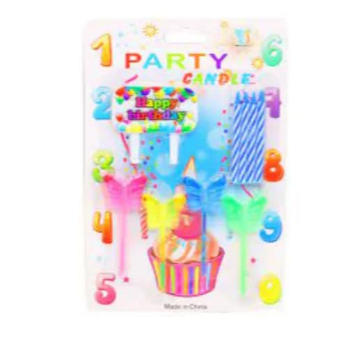 Party Candle No.6 1 pcs