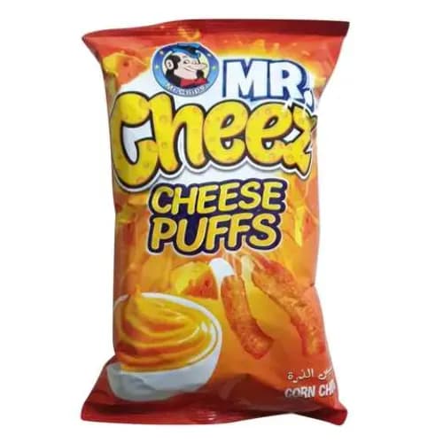 Mr. Cheez Cheese Puffs Corn Chips 28G