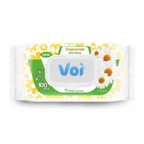 Voi Wet Wipes Chamomile 100 Pieces