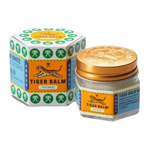 Tiger Balm White Ointment for Headaches, Stuffy Nose, Flatulence & Insect Bites 10 gr