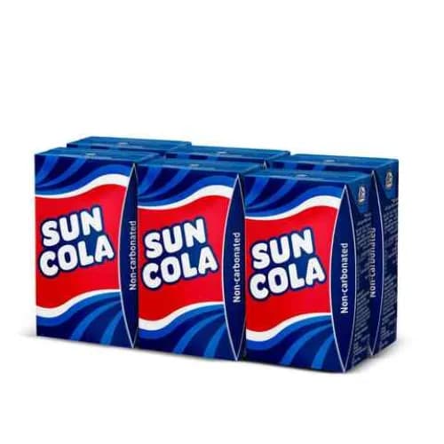 Sun Cola Non-Carbonated Drink Cola Flavor 6 x 250 ml