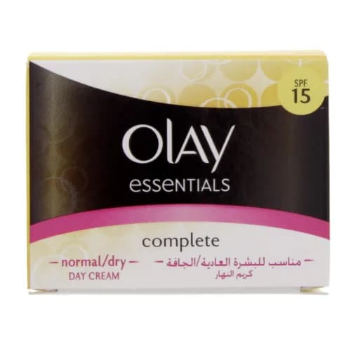 Olay Essentials Complete Normal And Dry Skin Day Cream Spf 15 50Ml