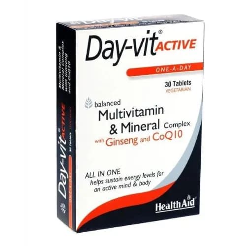 Health Aid Day Vit Active 30 Tablets