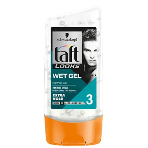 Schwarzkopf Taft Looks 24H Wet Hair Gel Extra Hold 3 - residue free, stickiness free 150 ml