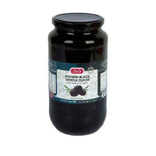 Lulu Spanish Whole Black Olives 550g