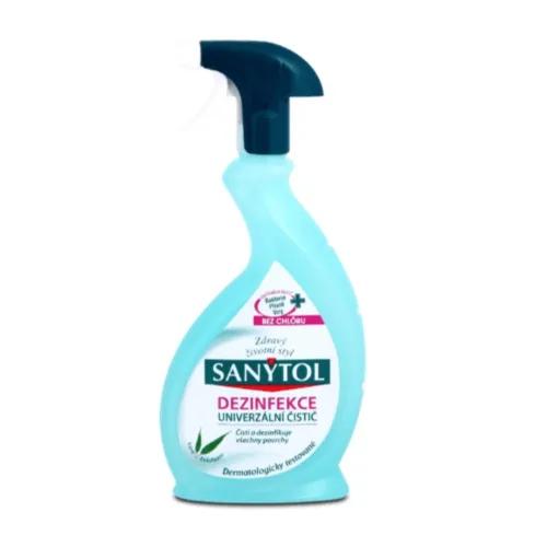 Sanytol Bathroom Cleaner Disinfectant Spray Eucalyptus Scent - bleach free 500 ml