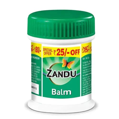 Zandu Balm for Headache, Cold & Body Pain 25 ml