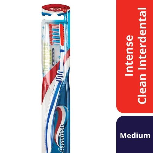 Aquafresh Intense Clean Interdental Toothbrush Medium Assorted Color 1 Piece