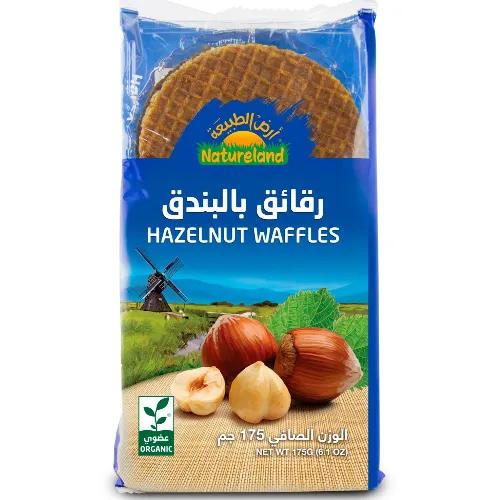 Natureland Hazelnut Waffles 175g