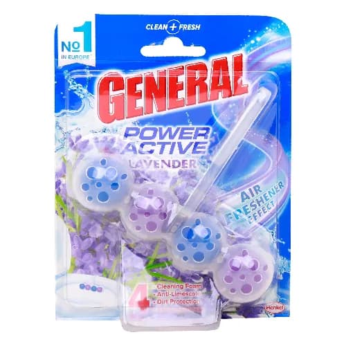 General Toilet Block Power Active With Lavender Scent 50g