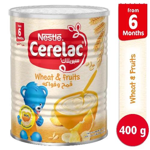 Cerelac Infant Cereal With Wheat (6+ Months) - Artificial Colorings Free, Preservatives Free 400 Gr