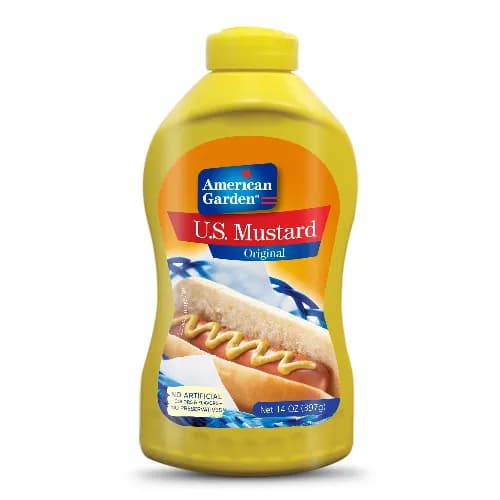 American Garden U.S. Mustard Original 397g