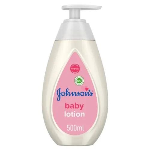 Johnson's Hypoallergenic Baby Lotion With Coconut Oil - Parabens Free, Dye Free, Phthalates Free 500ml