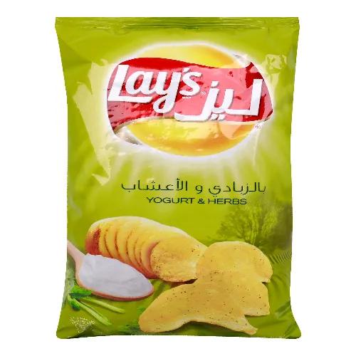 Lay's Yogurt & Herbs Potato Chips 130 G