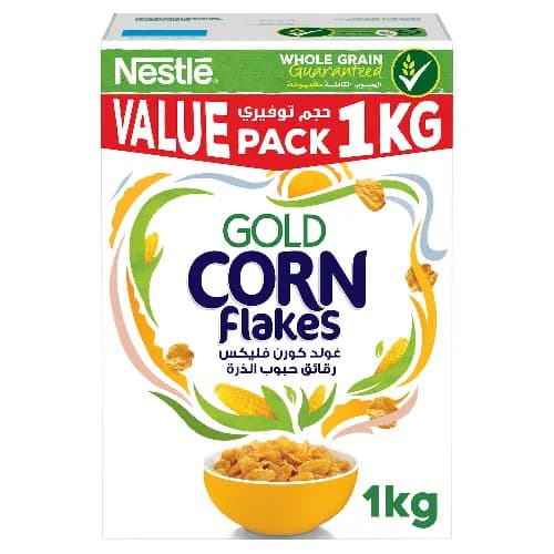 Nestle Gold Corn Flakes Breakfast Cereal 1kg