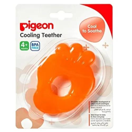 Pigeon Orange Cooling Teether (4+ Months) - BPA free 1 pcs