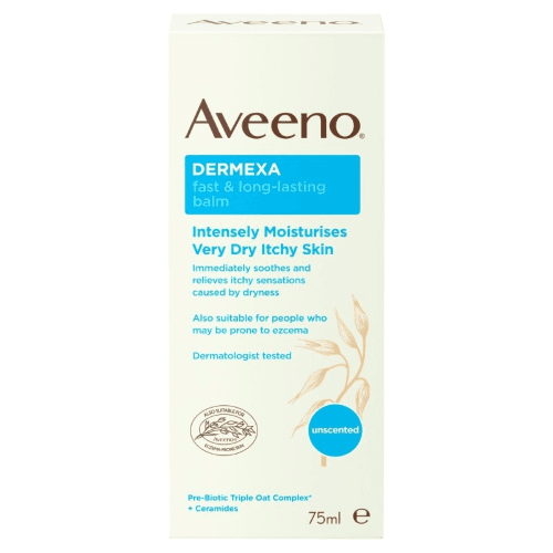 Aveeno Dermexa Fast Long Lasting Balm 75Ml