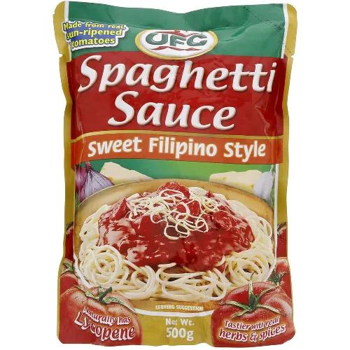 Ufc Sweet Filipino Style Spaghetti Sauce 500g