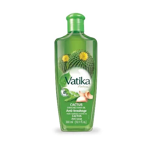 Vatika Naturals Cactus Enriched Hair Oil for Hair Fall Control 300 ml