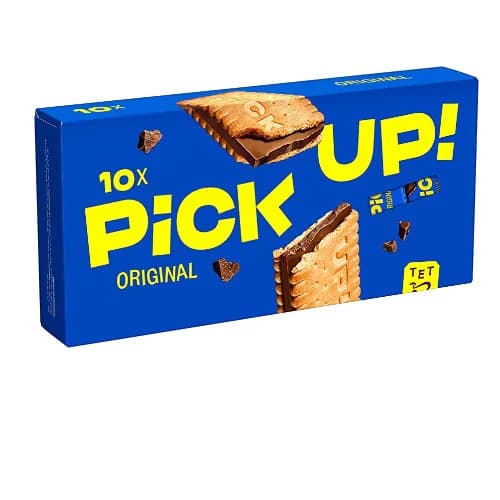 Pick Up Chocolate Bar Biscuits (10 Pieces) 280 gr