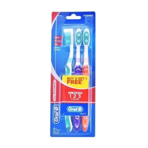 Oral-B Toothbrush 123 Classic 2 + 1