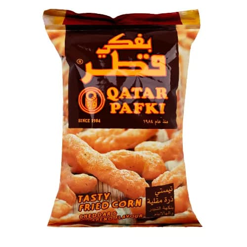 Qatar Pafki Fried Corn Chips Cheddar & Jalapeno Flavor 160 gr