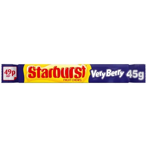 Starburst Very Berry Fruit Chew Candies 45 gr