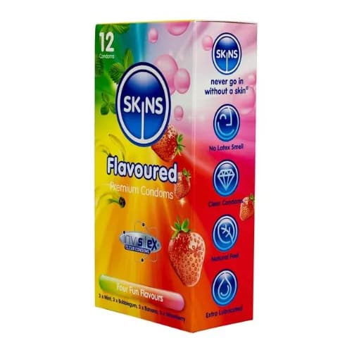 Skins Flavored 12 Condoms