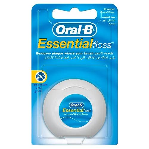 Oral B Essential Floss Unwaxed 50m