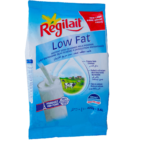 Regilait Instant Semi-skimmed Milk Powder Low Fat 400g