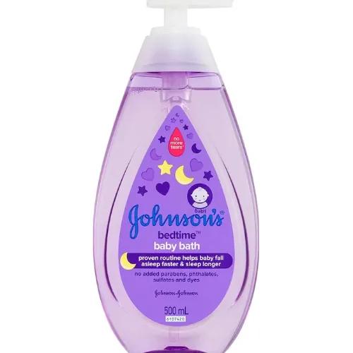 Johnson's Baby Active Bedtime Bath Gel - Paraben Free, Sulphates Free, Dyes Free 500ml