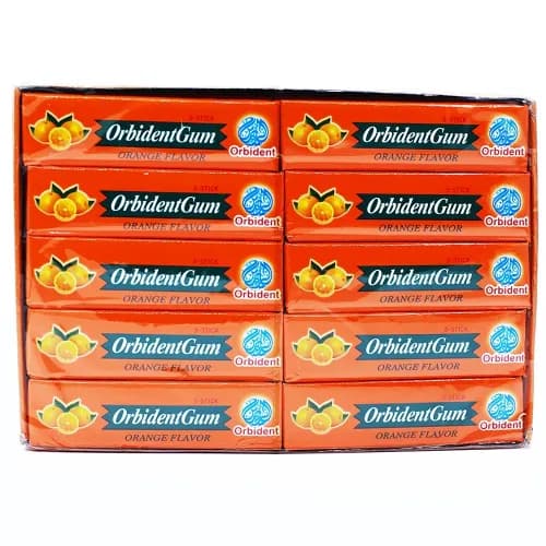 Orbident Gum Orange Flavor 5 per pack