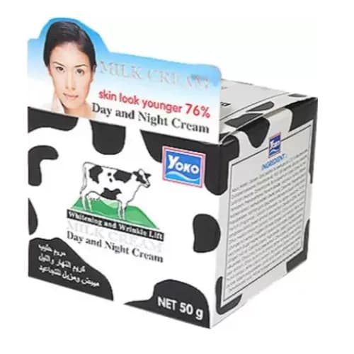 Yoko Whitening & Wrinkle Lift Cream with Milk Extracts 50 gr